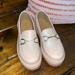 Qupid Lug Sole Loafers- 7.5